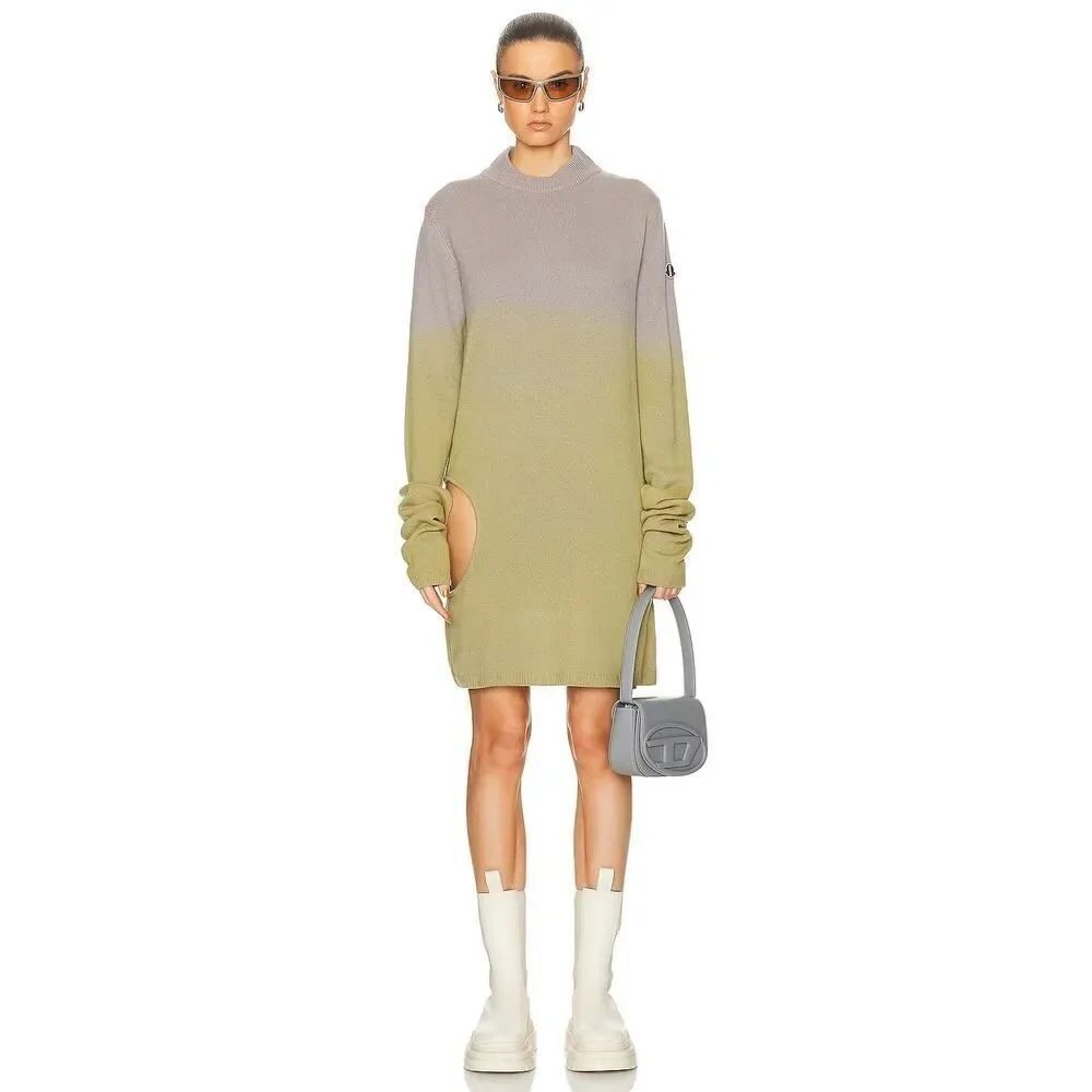 Moncler x RICK OWENS cashmere Subhuman Top dress XS